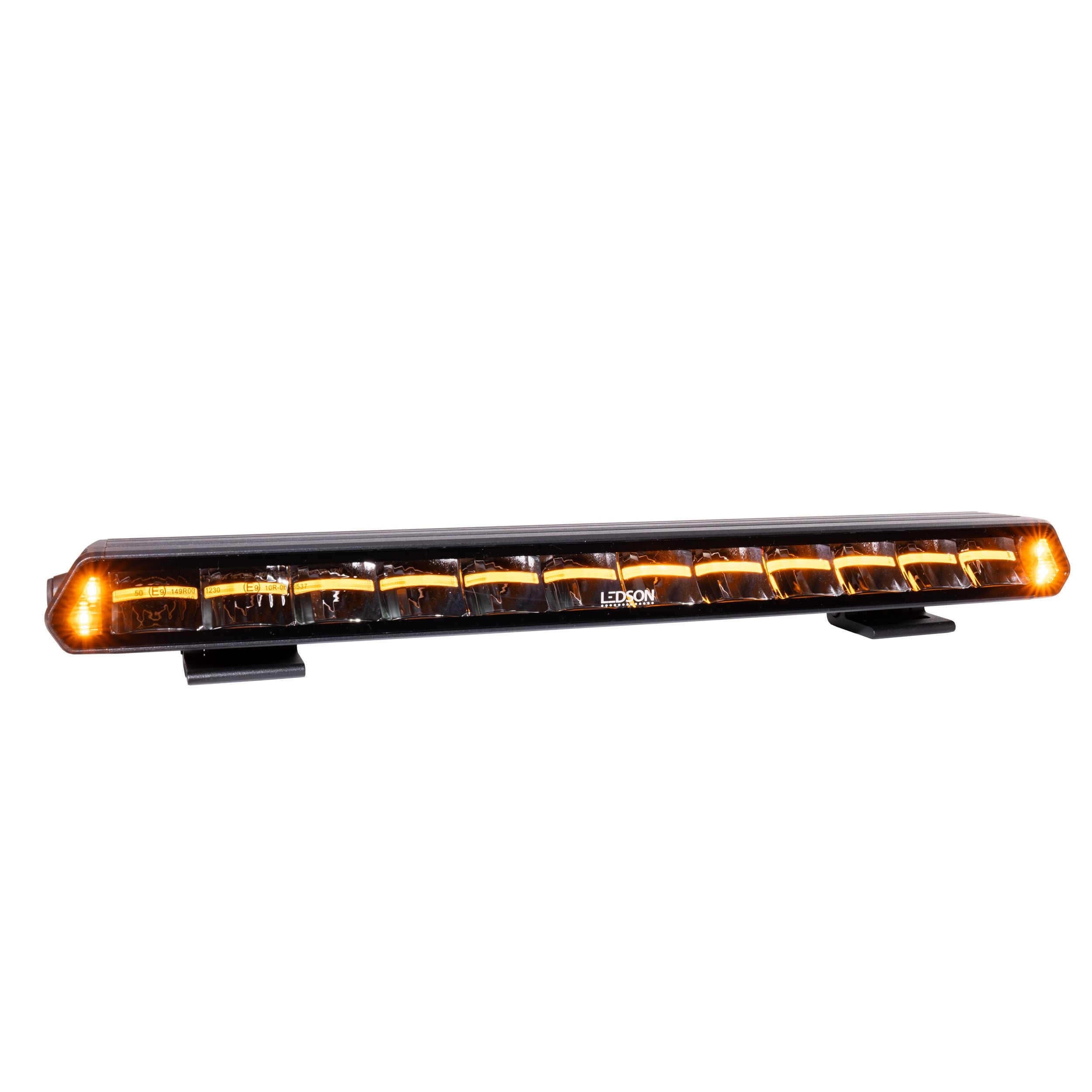 LEDSON Epix20+ Prime Strobe LED-Ramp 20" 180W Powerboost, orange/vit pos, blixt - ÖREBRO MC SERVICE